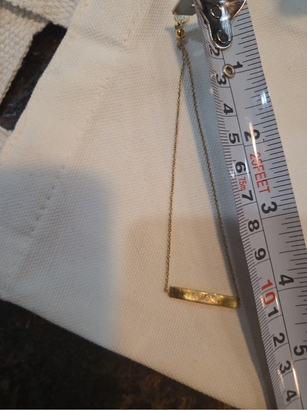 Gorjana Personalized Gold Bar Necklace - Picture 2 of 2